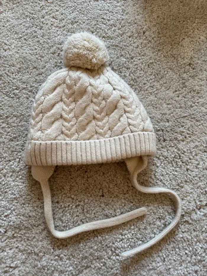 Bonnet en laine fourré pour bébé