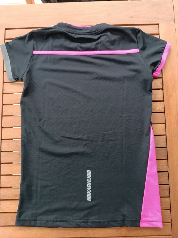Ensemble sport running femme rose et noir taille xs - photo numéro 3