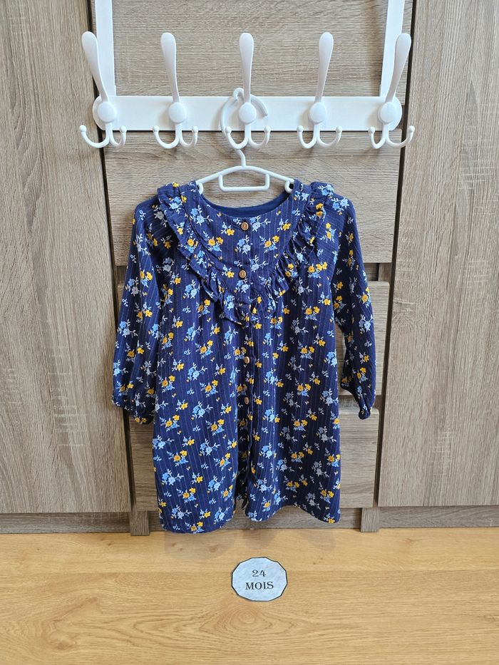 Vêtement Bébé Fille - Ensemble : Robe + Gilet - Sergent Major - 24 mois 86 cm - photo numéro 10