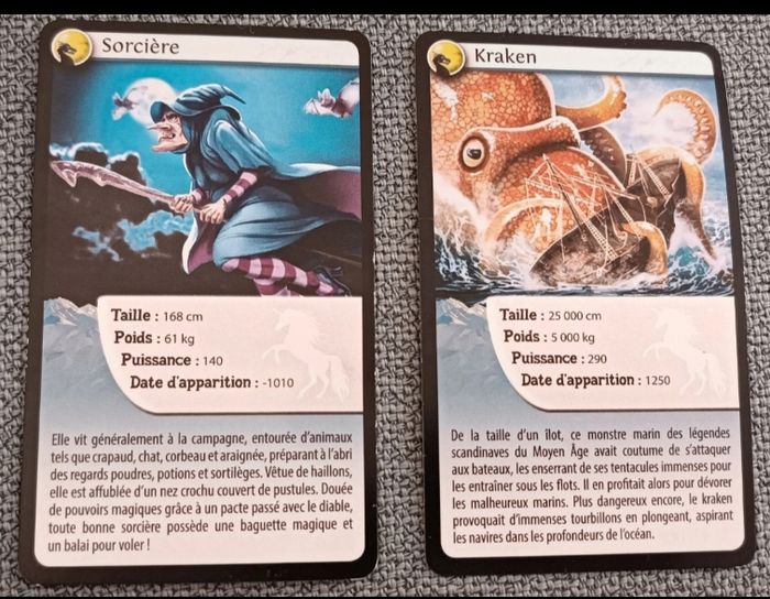 Lot de 2 cartes pour un jeu de société de la marque "Bioviva" - photo numéro 3