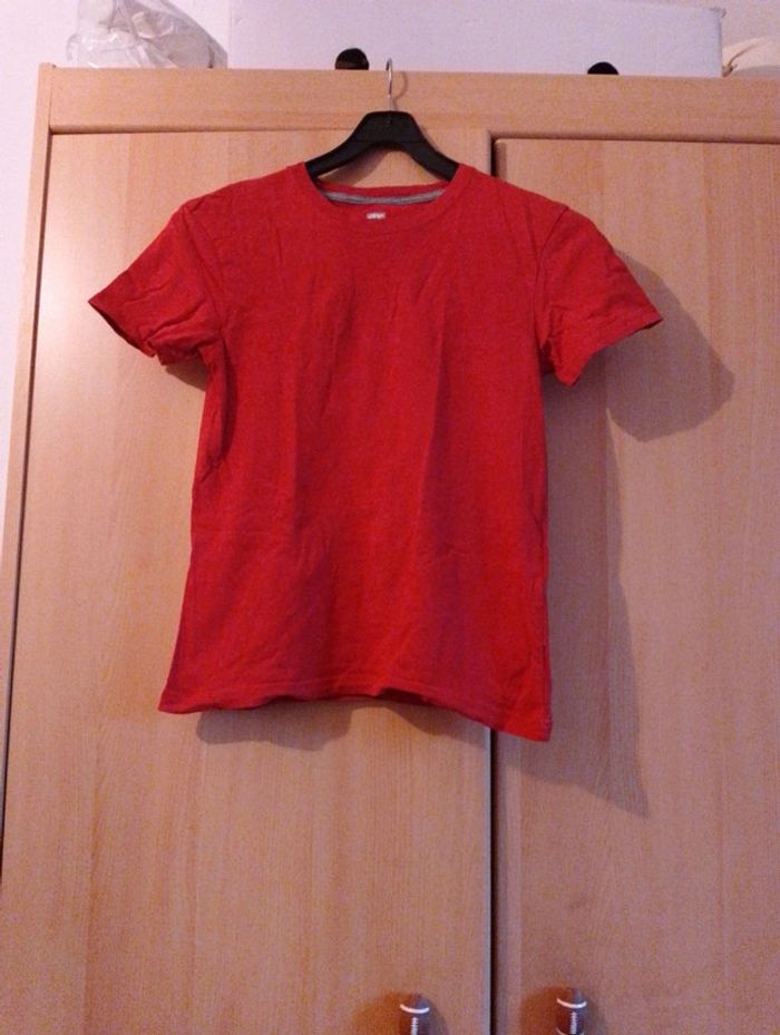 T shirt rouge basique