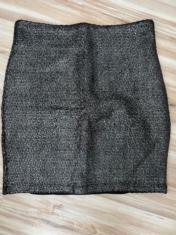 Jupe courte argenté 