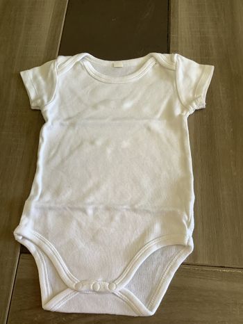 Body manche courte coton taille 6 mois