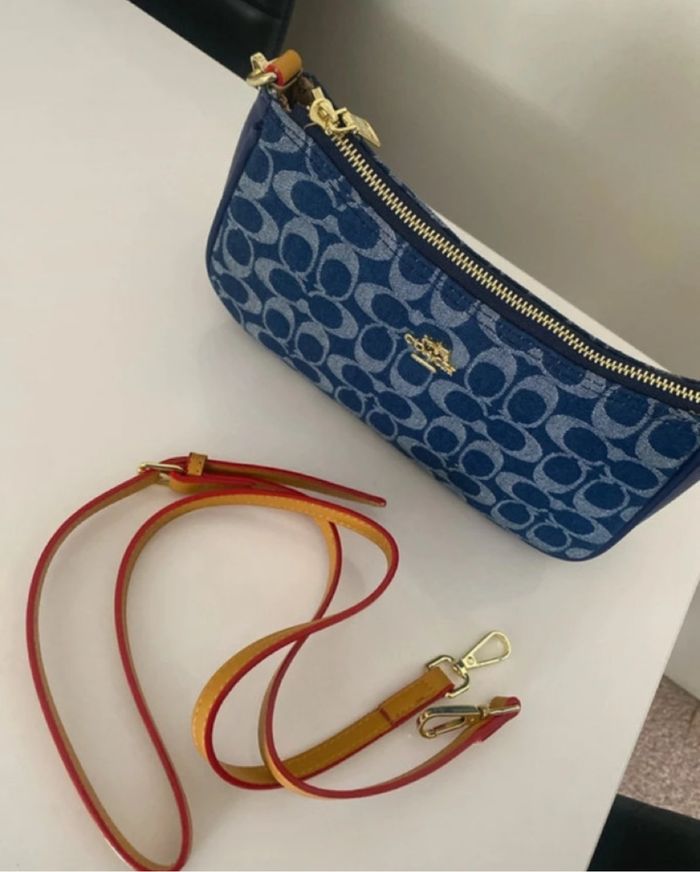 Sac coach teri denim - photo numéro 5