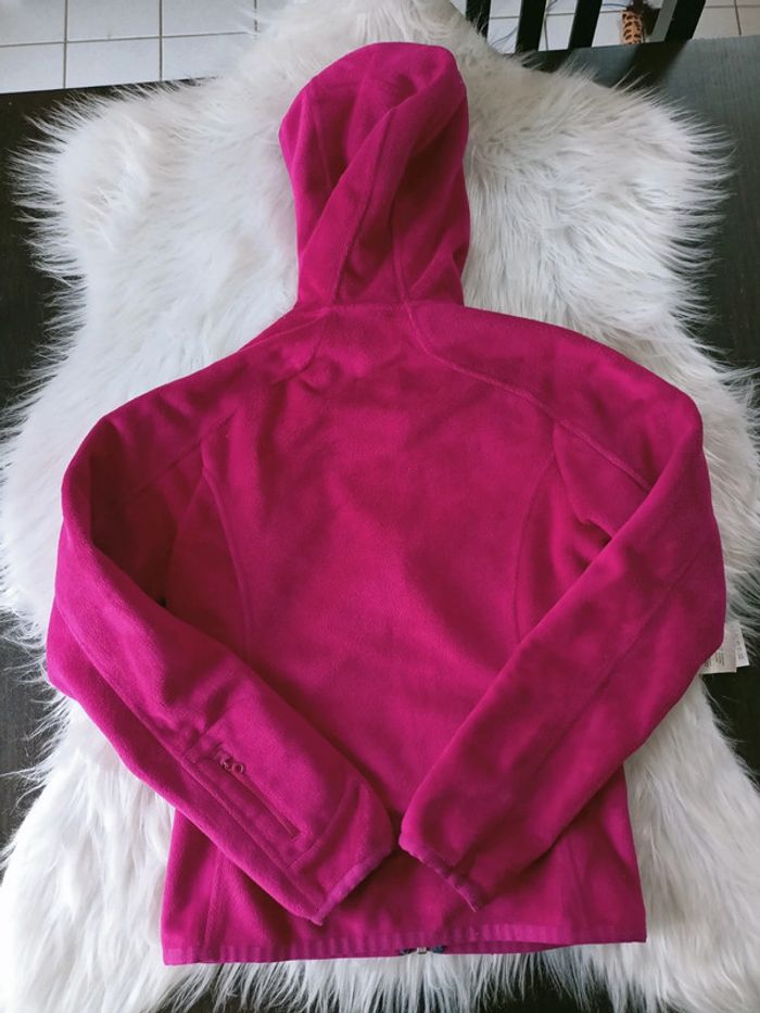 Polaire rose avec capuche Quechua XS N*511 - photo numéro 3