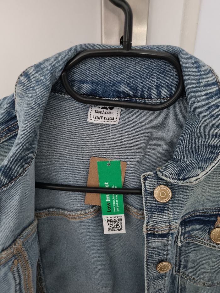 Veste en jean fille Tao - photo numéro 2
