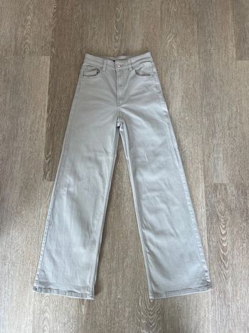 Jean sable coupe large
