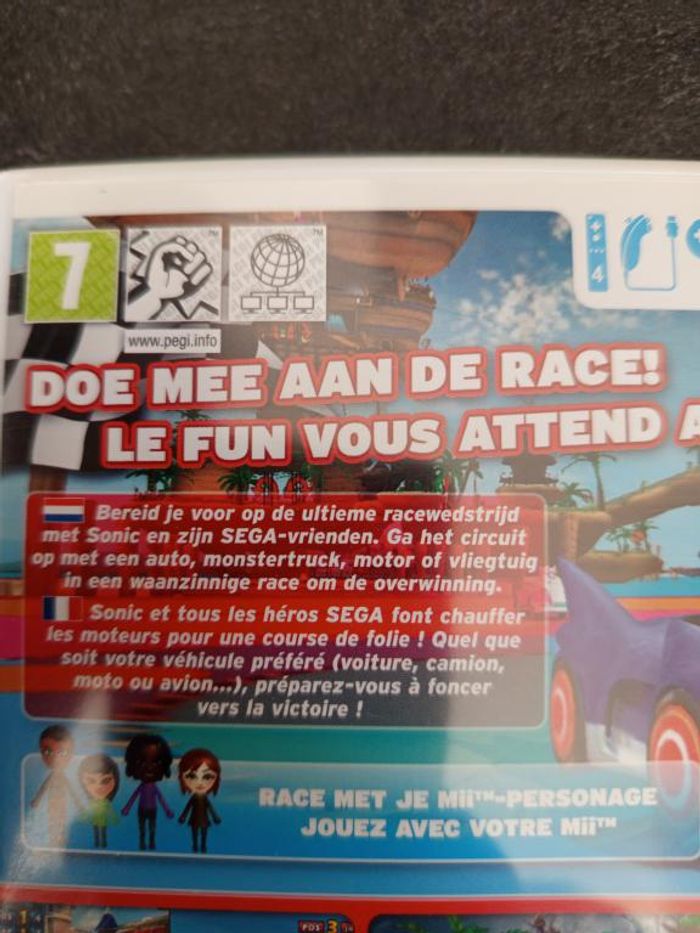 Nintendo - Wii - Sonic all-stars racing - photo numéro 3