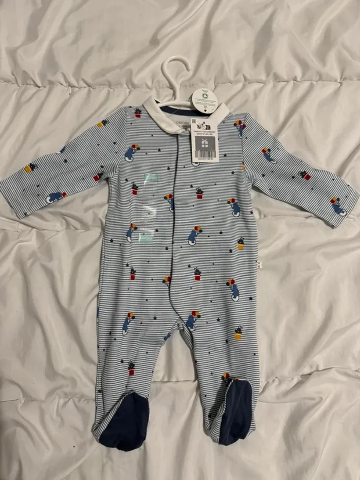 Pyjama Okaïdi -Taille 1 mois Neuf étiquette - photo numéro 2