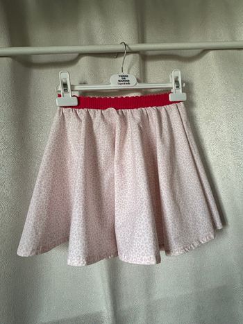 Jupe patineuse soleil léopard rose 8/10  ans 