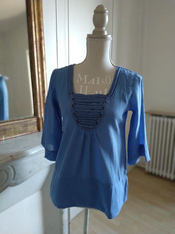 Blouse bleue ciel ICODE, taille S