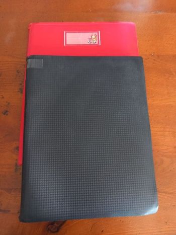 Lot 2 potes documents avec 80 pochettes A4