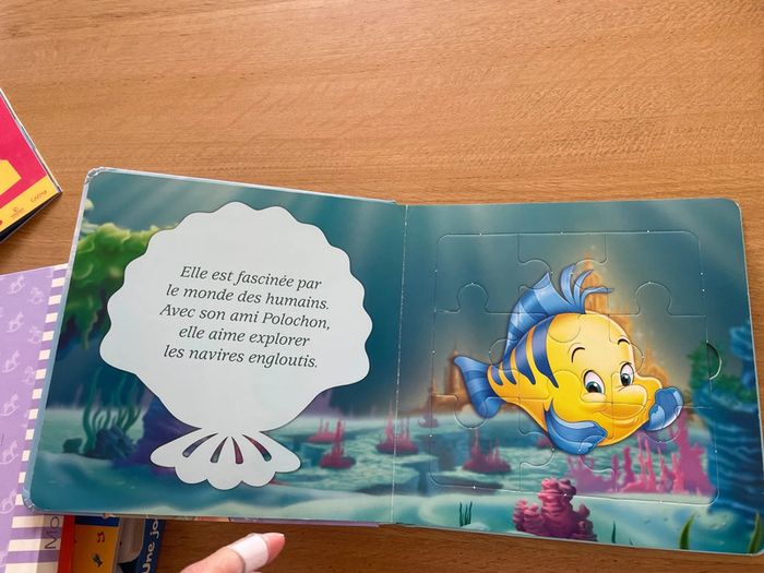 Mon livre puzzle la petite sirène - photo numéro 3