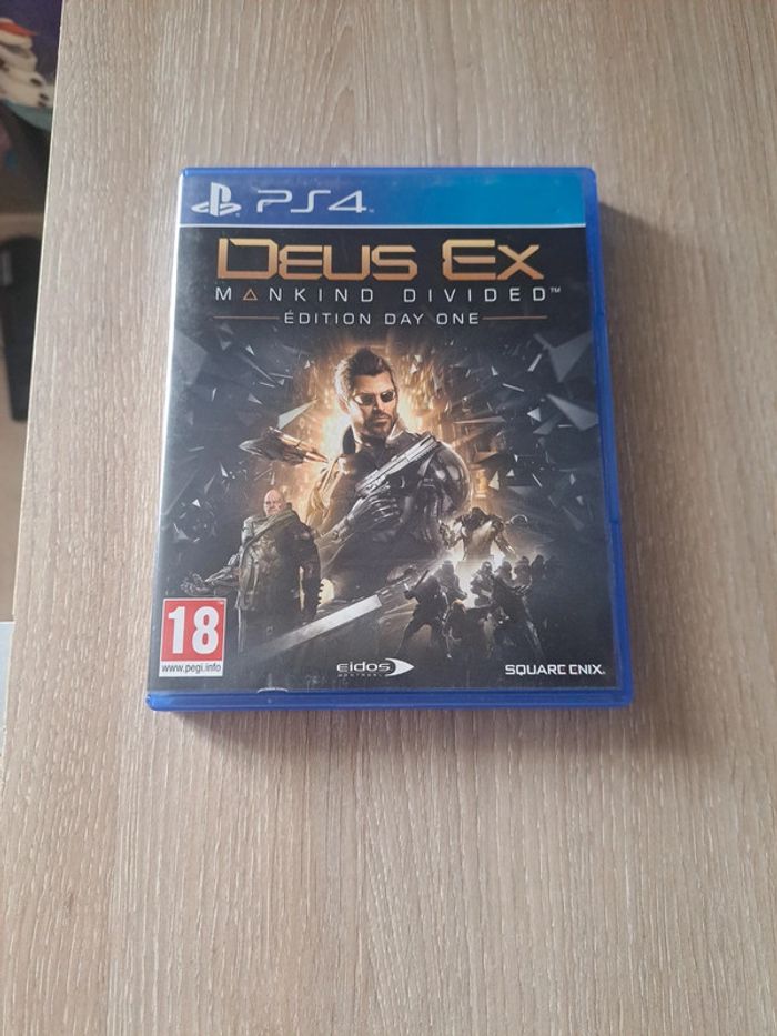 Jeu ps4 deus ex mankind divided édition Day one