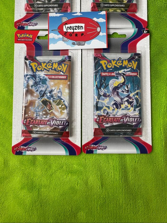 Artset Boosters Blisters Pokémon EV01 Écarlate et Violet Neuf et Scellé - photo numéro 2