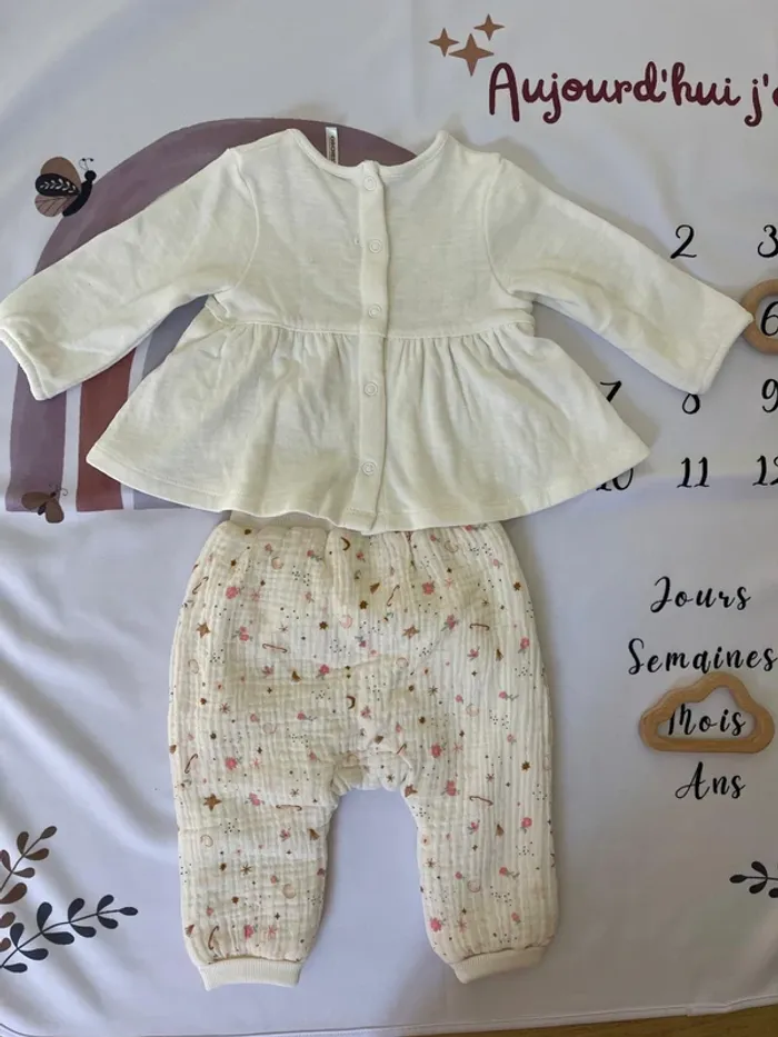 Ensemble bébé fille - 6 mois / 67 cm - Orchestra (neuf avec étiquette) - photo numéro 2