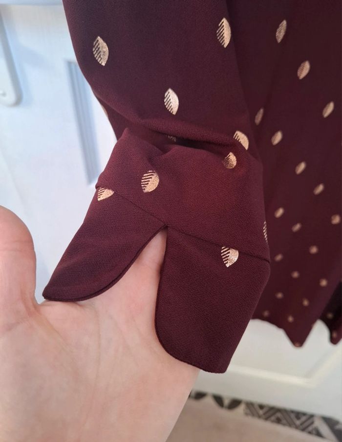Robe bordeaux taille S kiabi - photo numéro 2