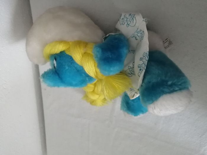 peluche la schtroumpfette - photo numéro 7
