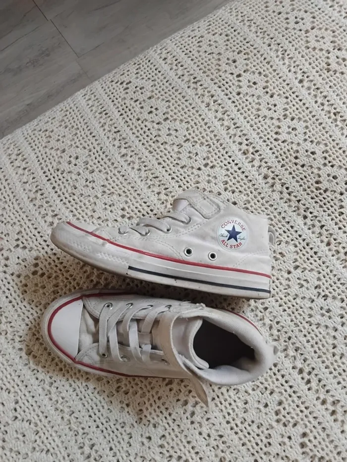 Converse blanche montante - photo numéro 4