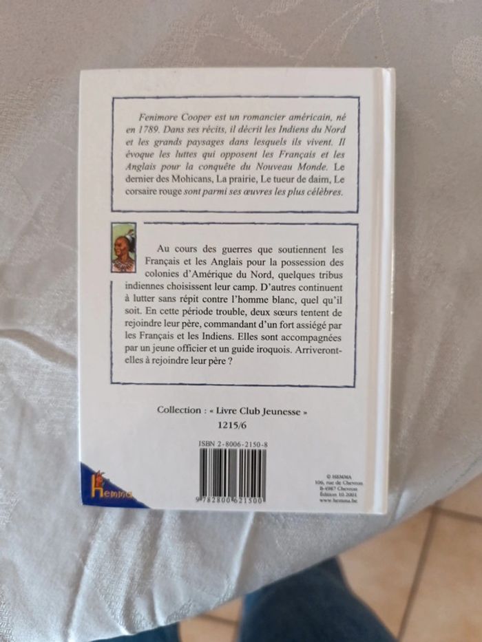 Livre le dernier des Mohicans - photo numéro 2