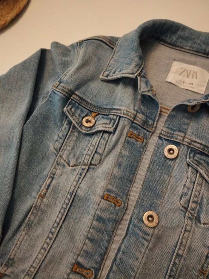Veste en jean Zara fille 6 ans - photo numéro 5