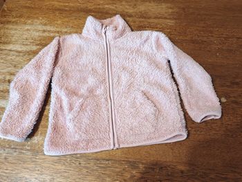 Gilet zippé polaire rose fille taille 3 ans