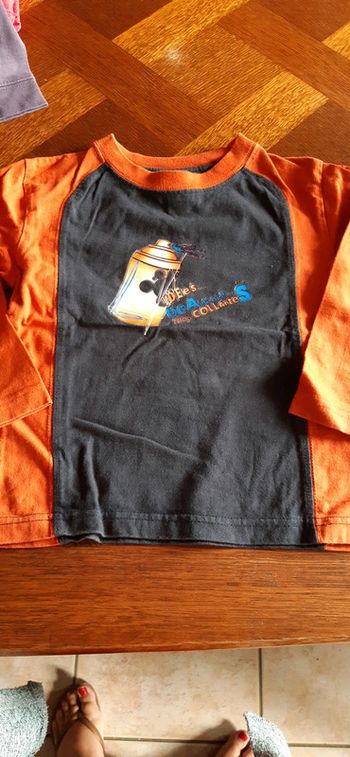 T shirt manches longues orchestra Mickey 3 ans