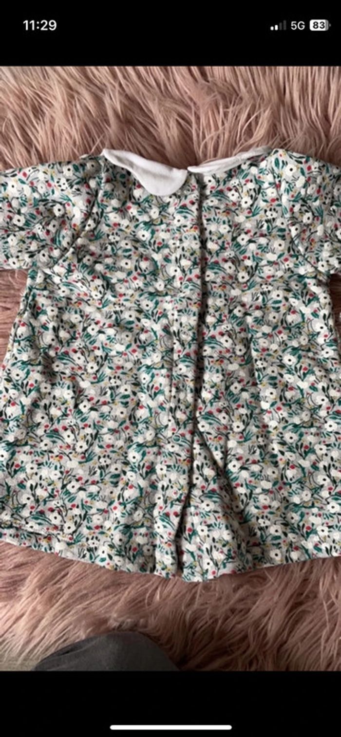 robe petit bateau liberty 6 mois - photo numéro 4