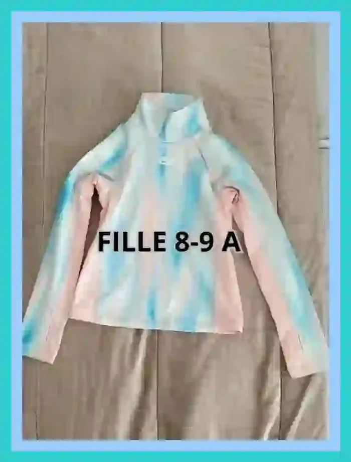 Haut Nike Pro à manches longues col montant pour filles 8 à 9 ans - photo numéro 6