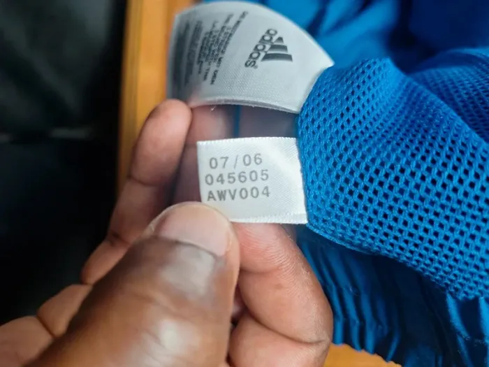 Veste Adidas Vintage Bleu & Noir – Années 2000 – Taille L - imprimé (595) - photo numéro 16