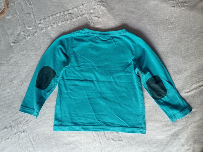 Tee-shirt manches longues bleu garçon 4 ans NKY - photo numéro 2