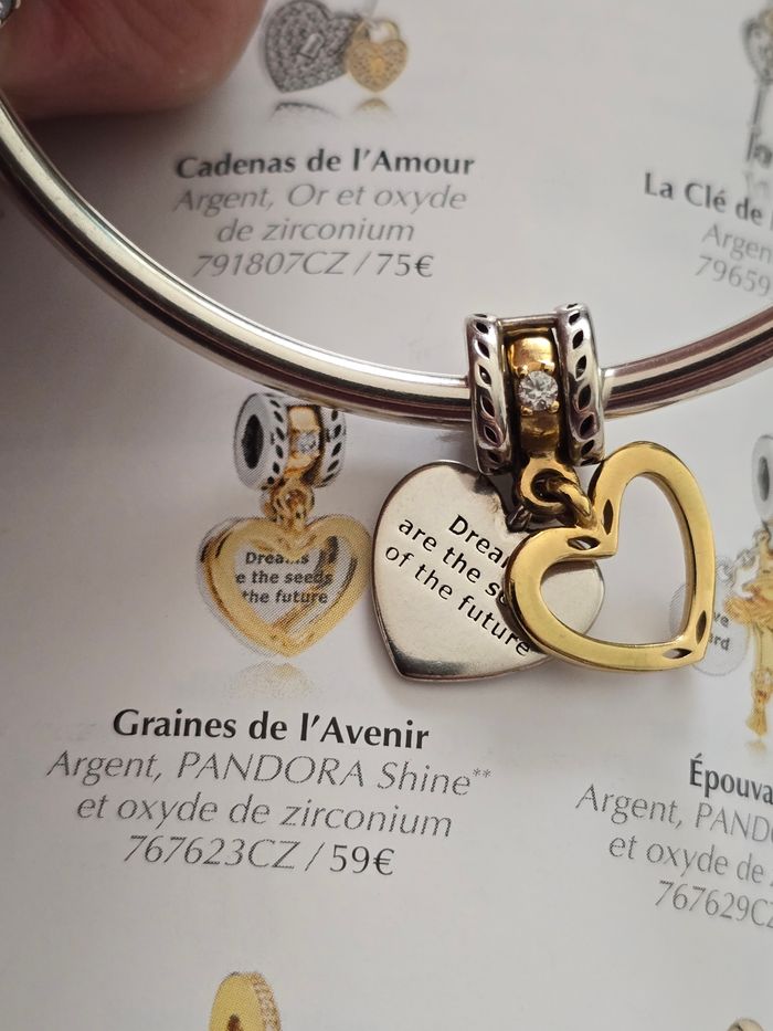 Charm pandora shine modèle graine de l'avenir - photo numéro 3