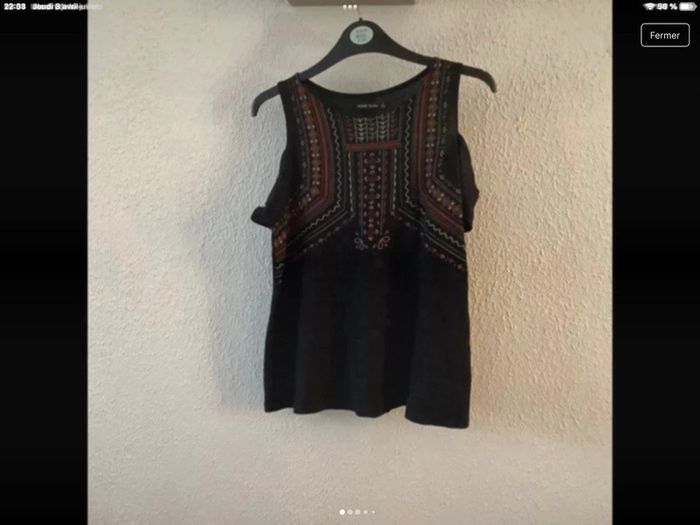 Haut épaules dénudées  Bershka taille 38