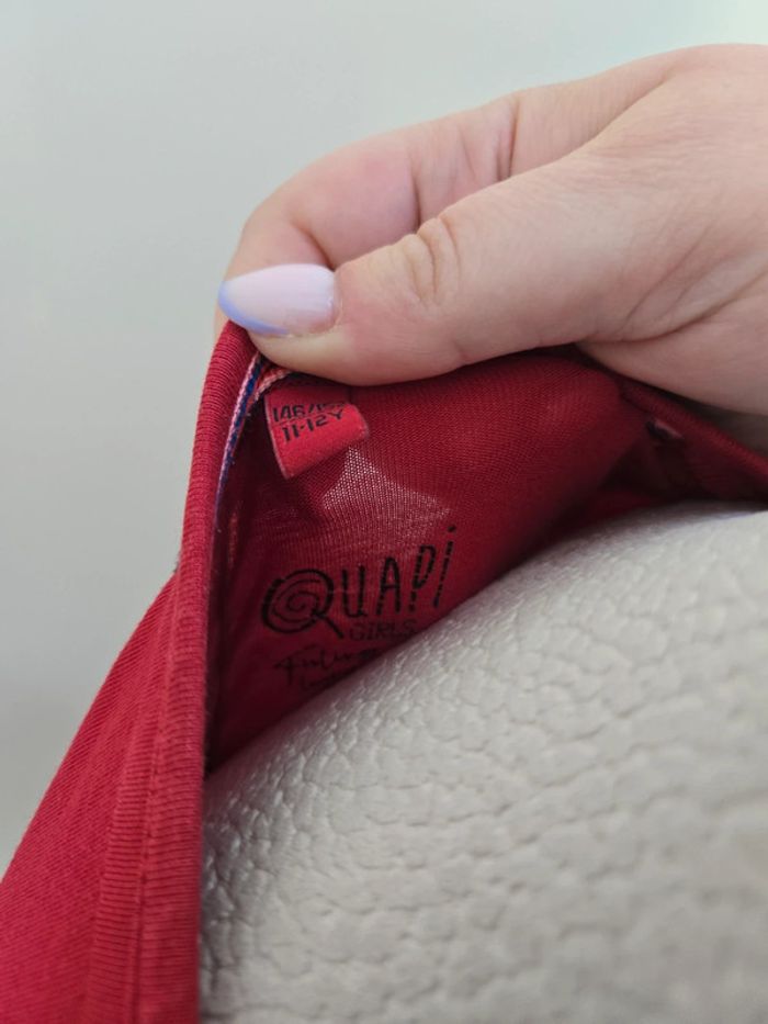 Robe moulante rouge Quapi 11/12 ans - photo numéro 5