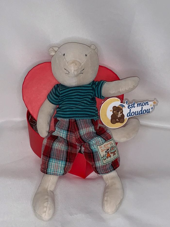 MR84 doudou chat moulin Roty