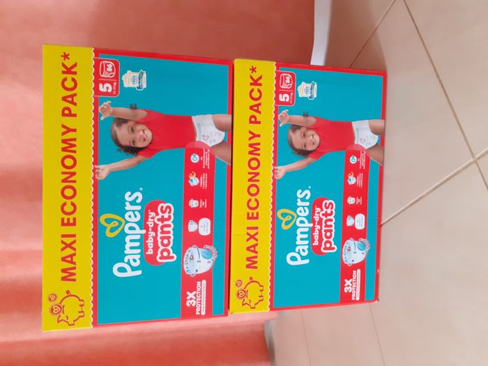 Lot 2 Maxi Pack Pampers - 172 PANTS - Taille 5