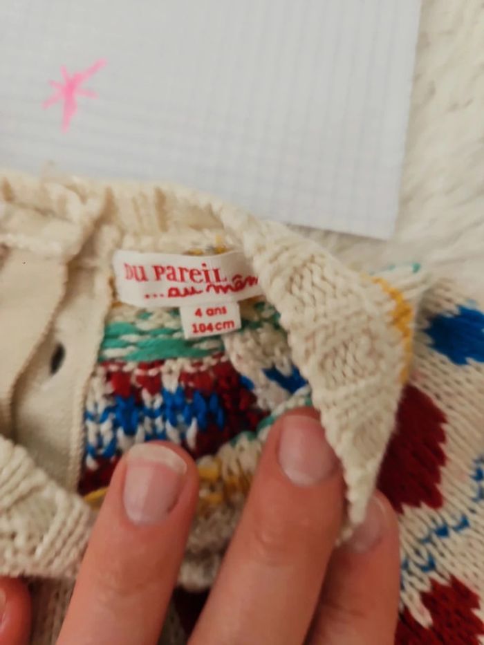 Pull chaud taille 4 ans dpam - photo numéro 2