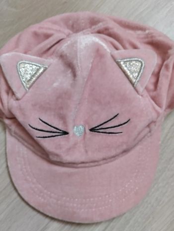 Casquette chat rose 🩷