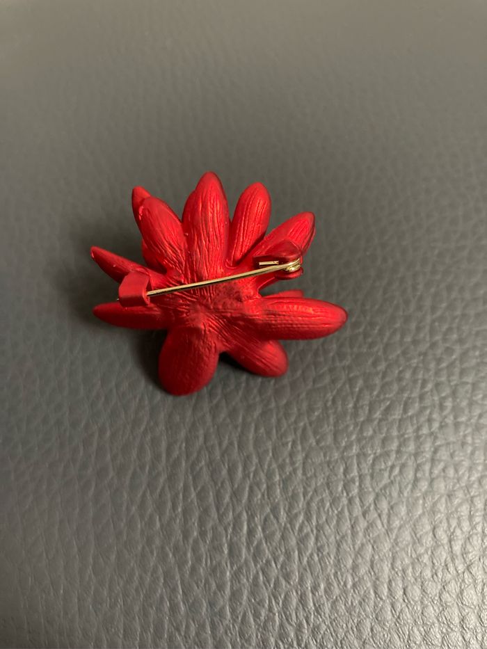 Broche fleur de pivoine - photo numéro 3