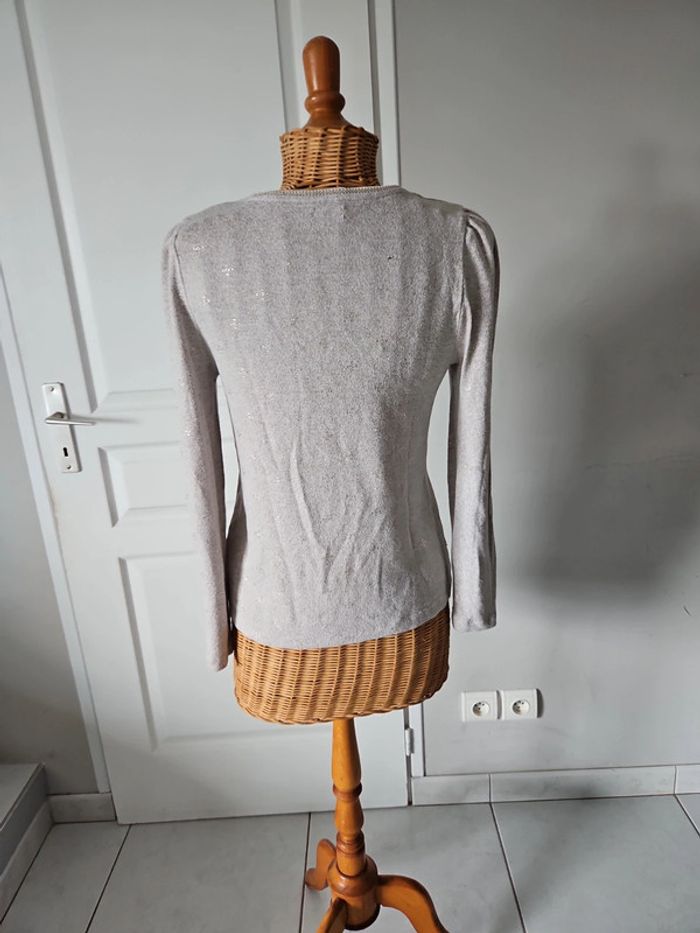 Pull col V femme taille S gemo u46 - photo numéro 7