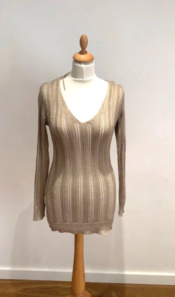 Pull d’été doré Voyelles