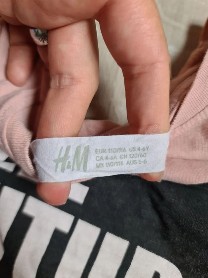 T shirt rose pâle - photo numéro 2