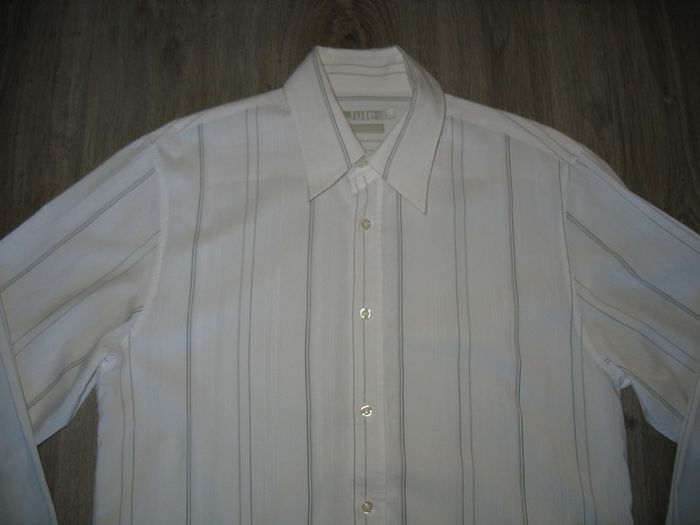 CHEMISE ML BLANCHE A RAYURES FINES "JULES" - TAILLE L - n°05 - photo numéro 2