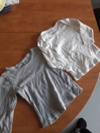Lot de 2 t shirt manches longues