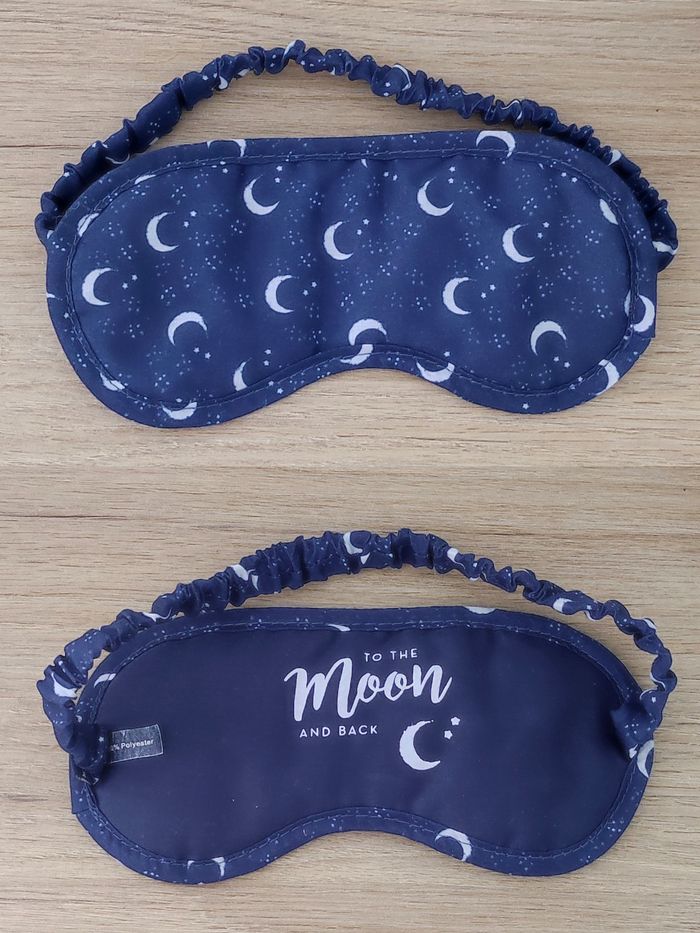 Masque de nuit bleu marine lune / My Little Box