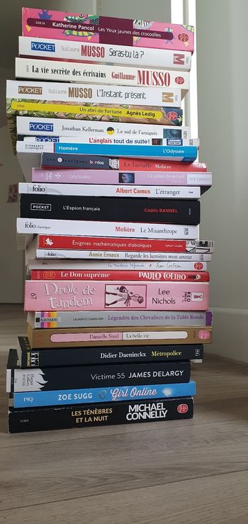 Divers livres de poche