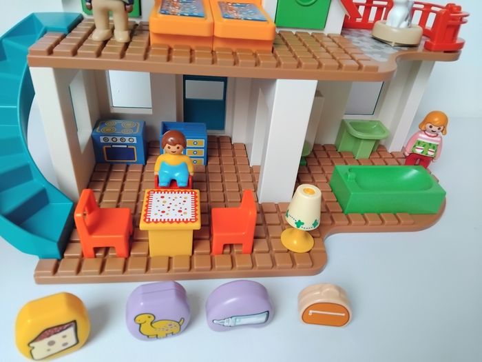 PLAYMOBIL 123 Maison avec Sonnette 70129 Junior Complet 🏡 - photo numéro 2