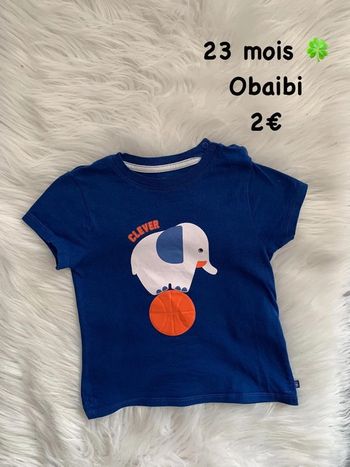 T-shirt 🍀 23 mois 🍀 Obaibi