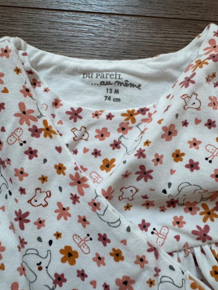 Robe et bodie du pareil au même 12 mois - photo numéro 3