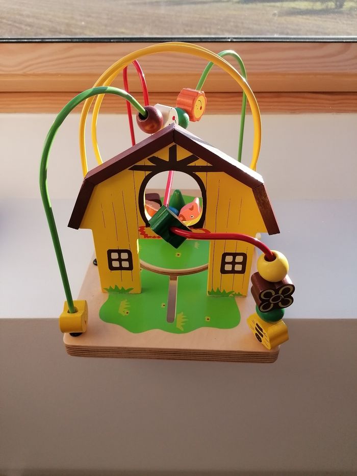 Jeu en bois motricité fine